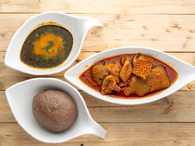 Amala & Ewedu Soup
