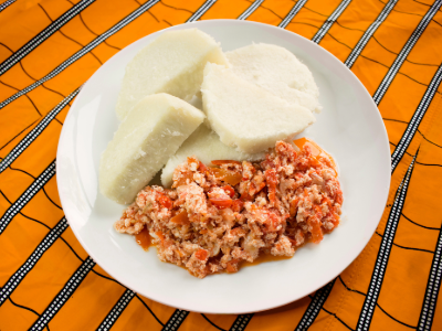 Pounded Yam & Sauce